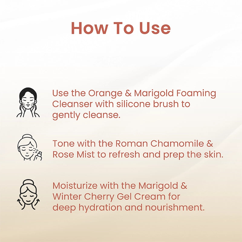 Daily face care combo for dry skin- CTM