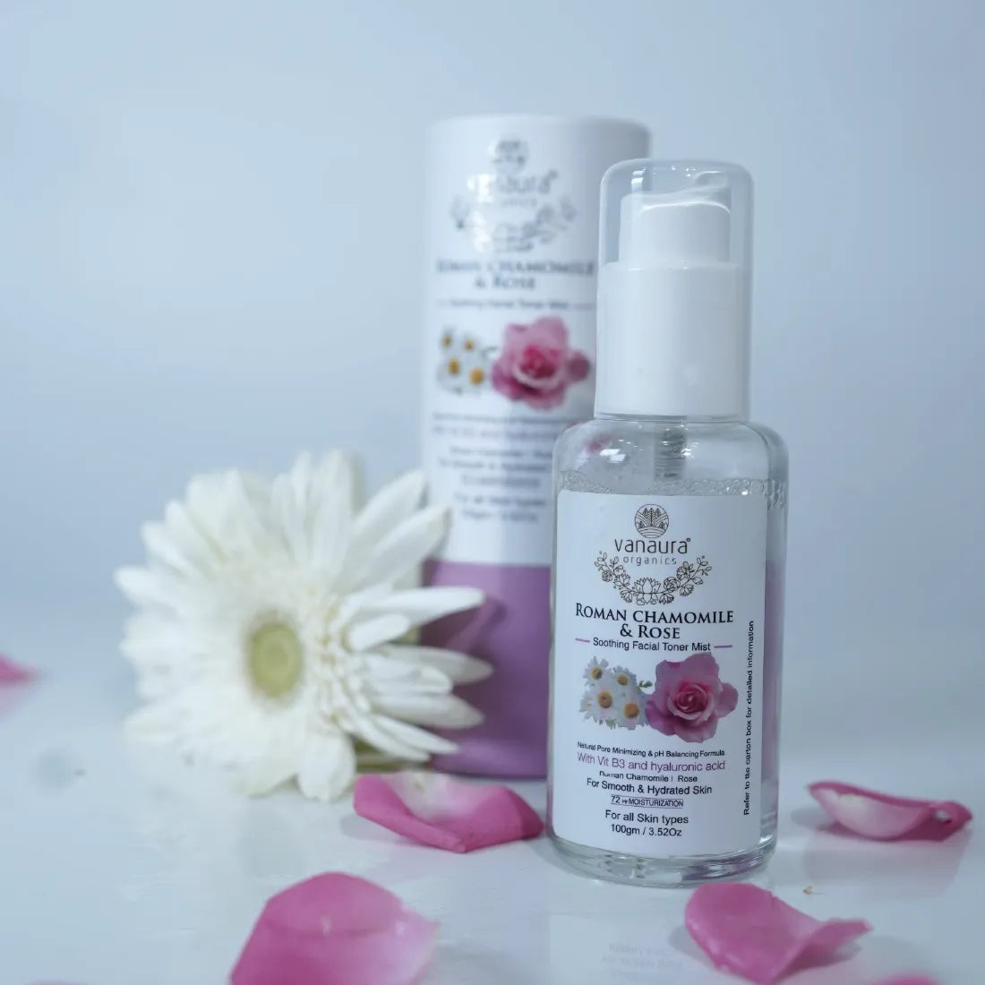 Roman Chamomile and Rose Soothing Facial Toner Mist-100ml