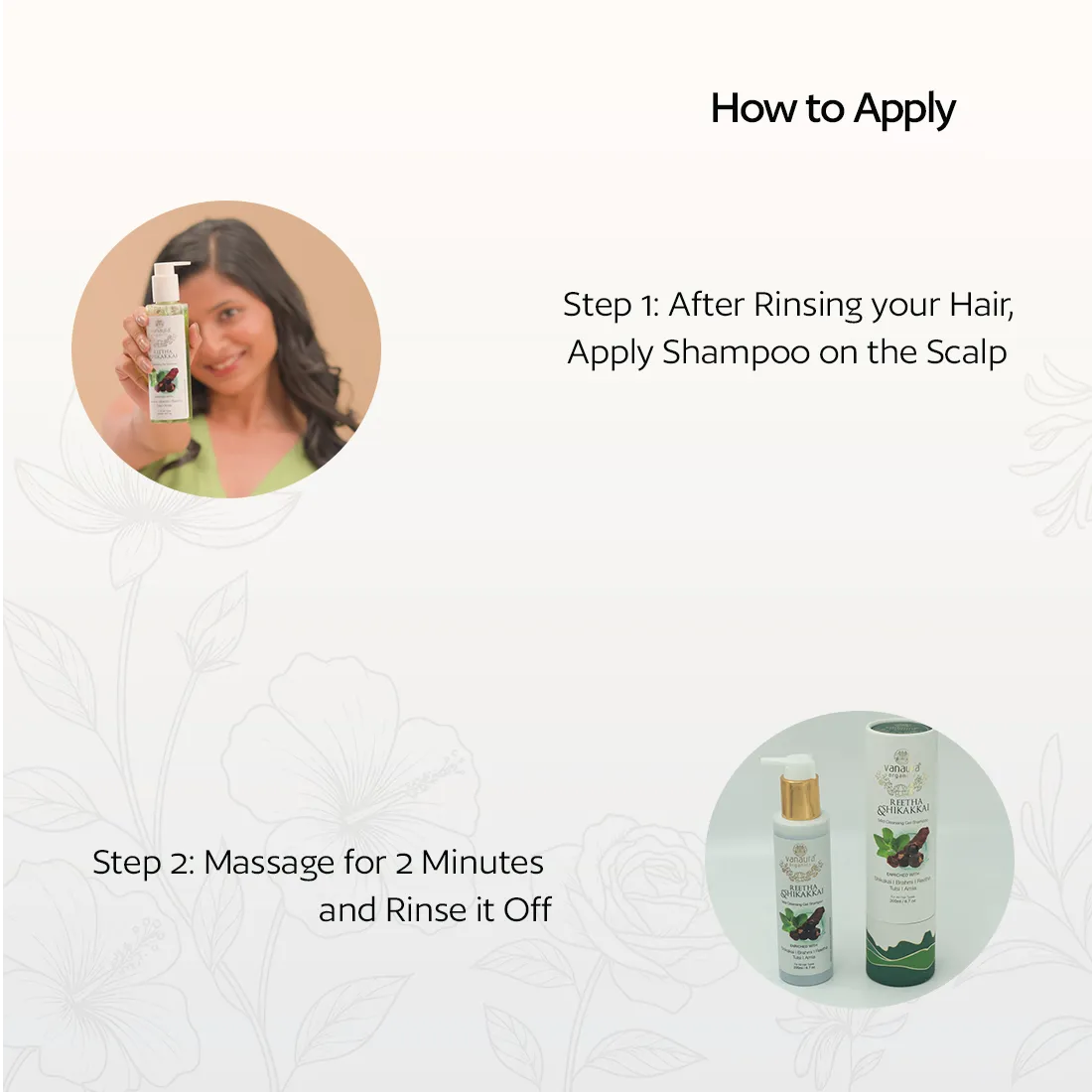 Shikakkai and Reetha Mild Cleansing gel shampoo 200 ML