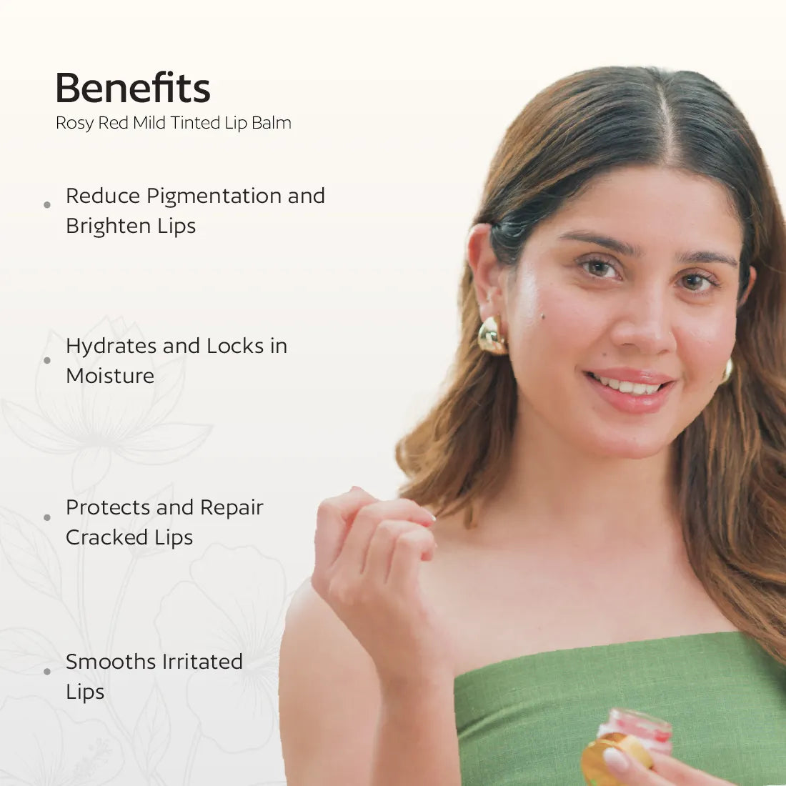 Rosy Red 3-in-1 lip balm - tinted 15g