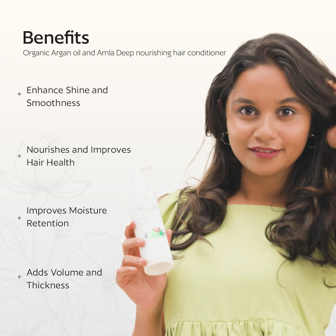 Organic Argan oil and Amla Deep nourishing hair conditioner-200ml