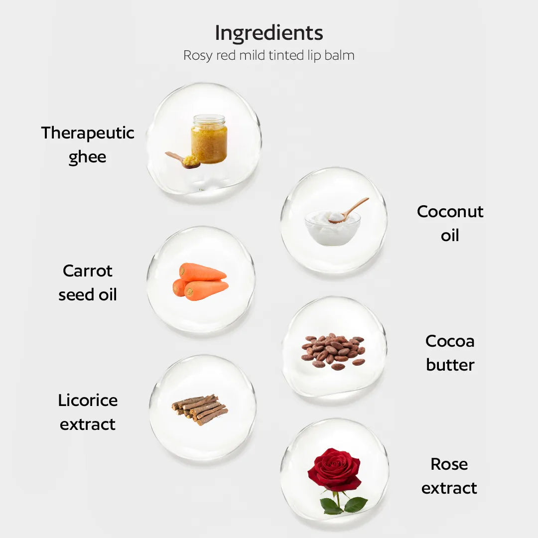 Rosy Red 3-in-1 lip balm - tinted 15g