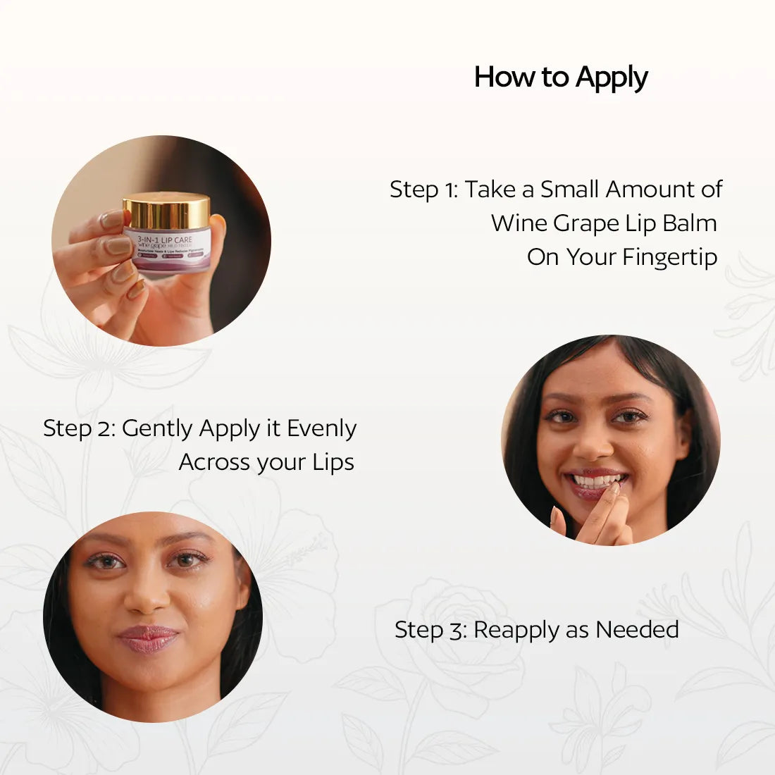 Wine grape 3- in -1 lip balm 15g