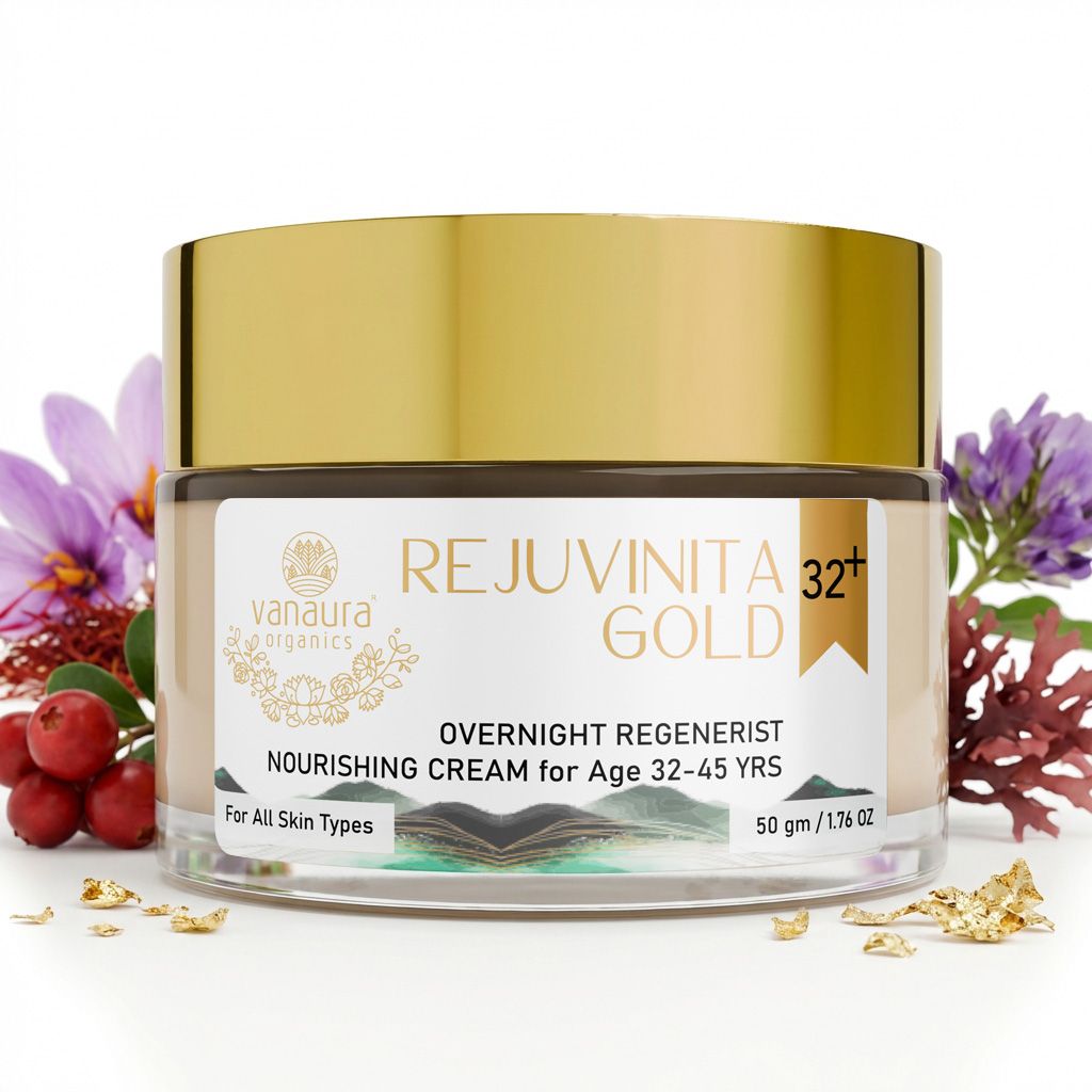 Rejuvinita Gold 32+ ( for 32-45yrs) -Overnight Regenerist Nourishing Cream- 50g