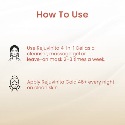 Anti-ageing and anti-wrinkle glow ritual for 46-70+yrs