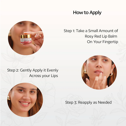 Rosy Red 3-in-1 lip balm - tinted 15g