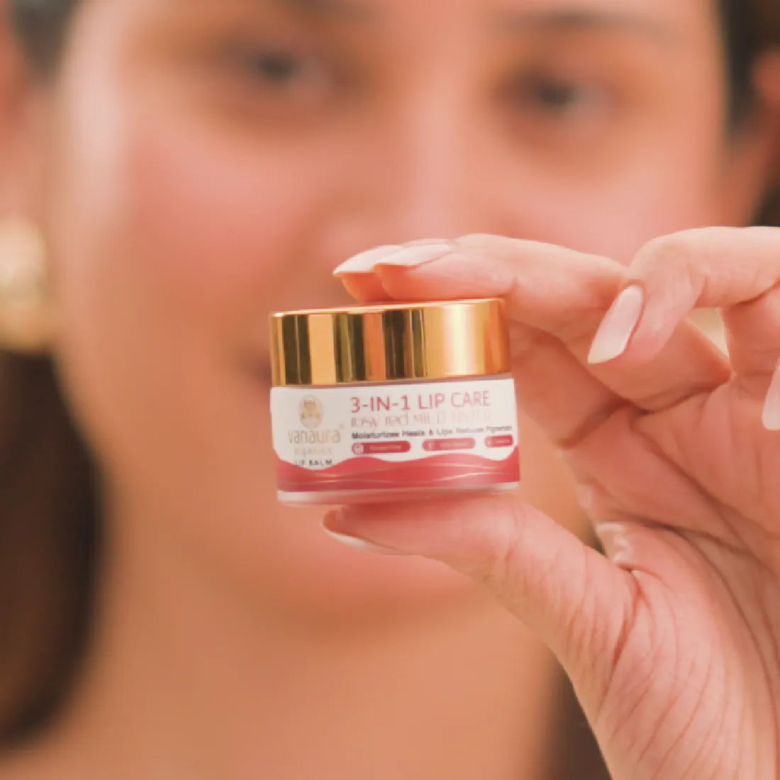 Rosy Red 3-in-1 lip balm - tinted 15g