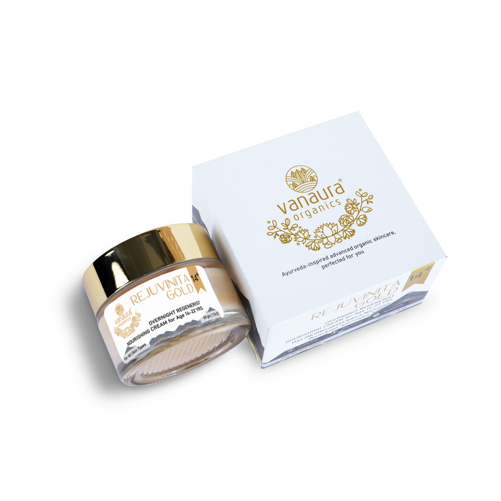 Rejuvinita Gold 46+ (For 46-60+Yrs) - Gold-infused Anti-Aging cream | All in One