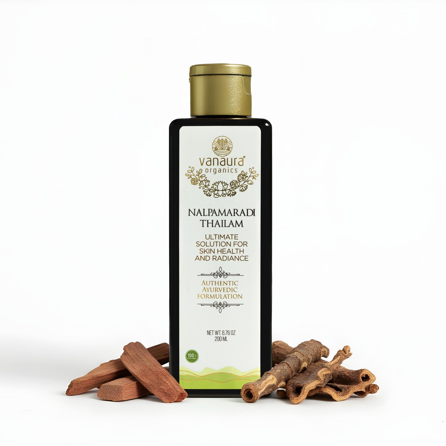 Nalpamaradi Thailam Face And Body Golden Radiance Oil - 200ML