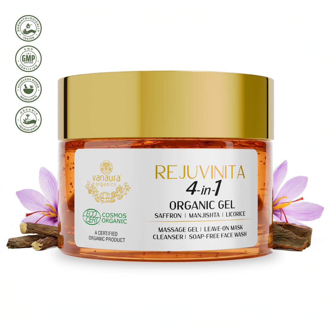 Vanaura Organics Rejuvinita 4-In-1 Organic Gel