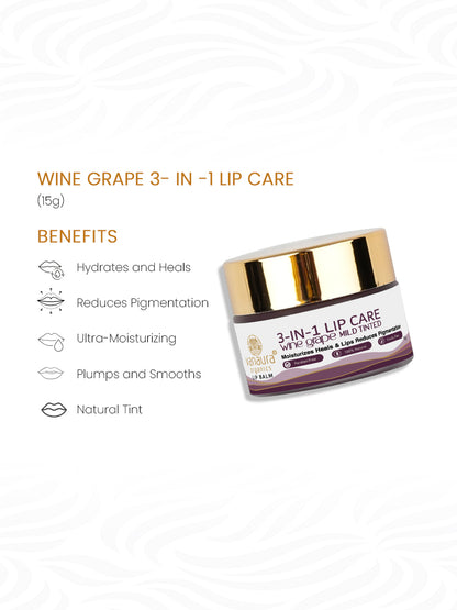 Wine grape 3- in -1 lip balm 15g