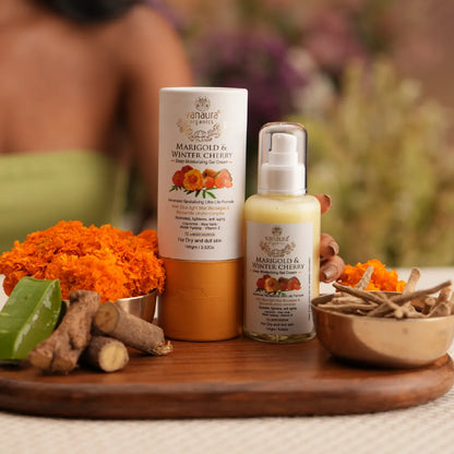 Marigold and Winter cherry Deep moisturizing gel cream for Dry skin-100ml