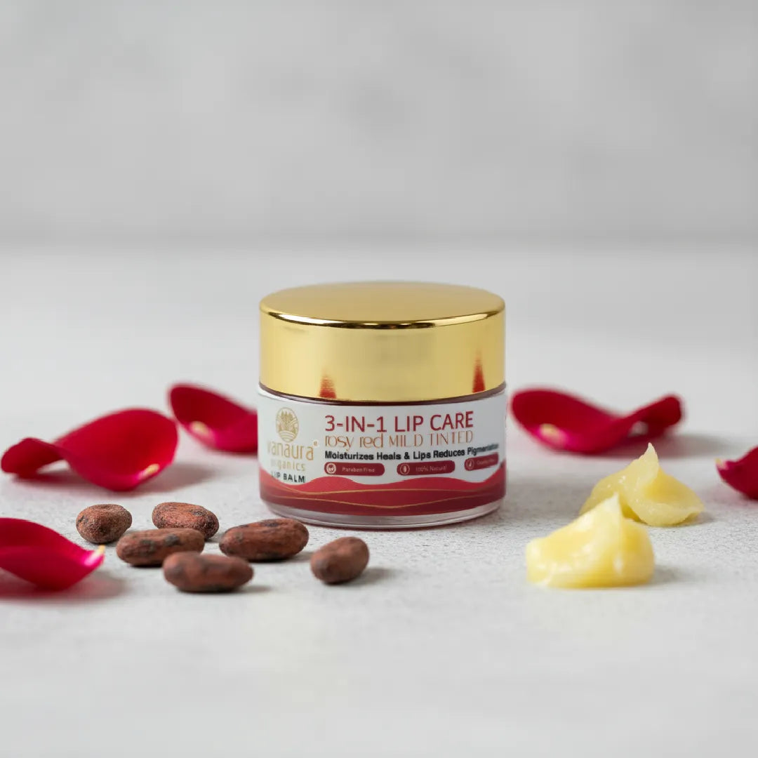 Rosy Red 3-in-1 lip balm - tinted 15g